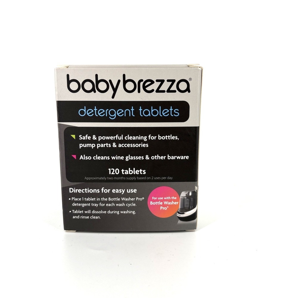 Baby Brezza Detergent Sterilizing Tablets 120 Count for Bottle Washer Pro